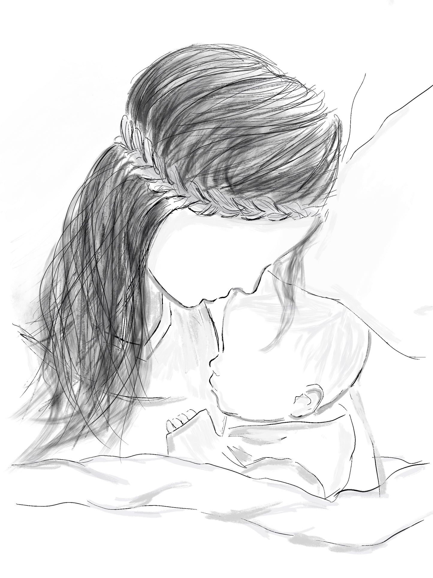 Limited Edition Print Snoozing With Mummy