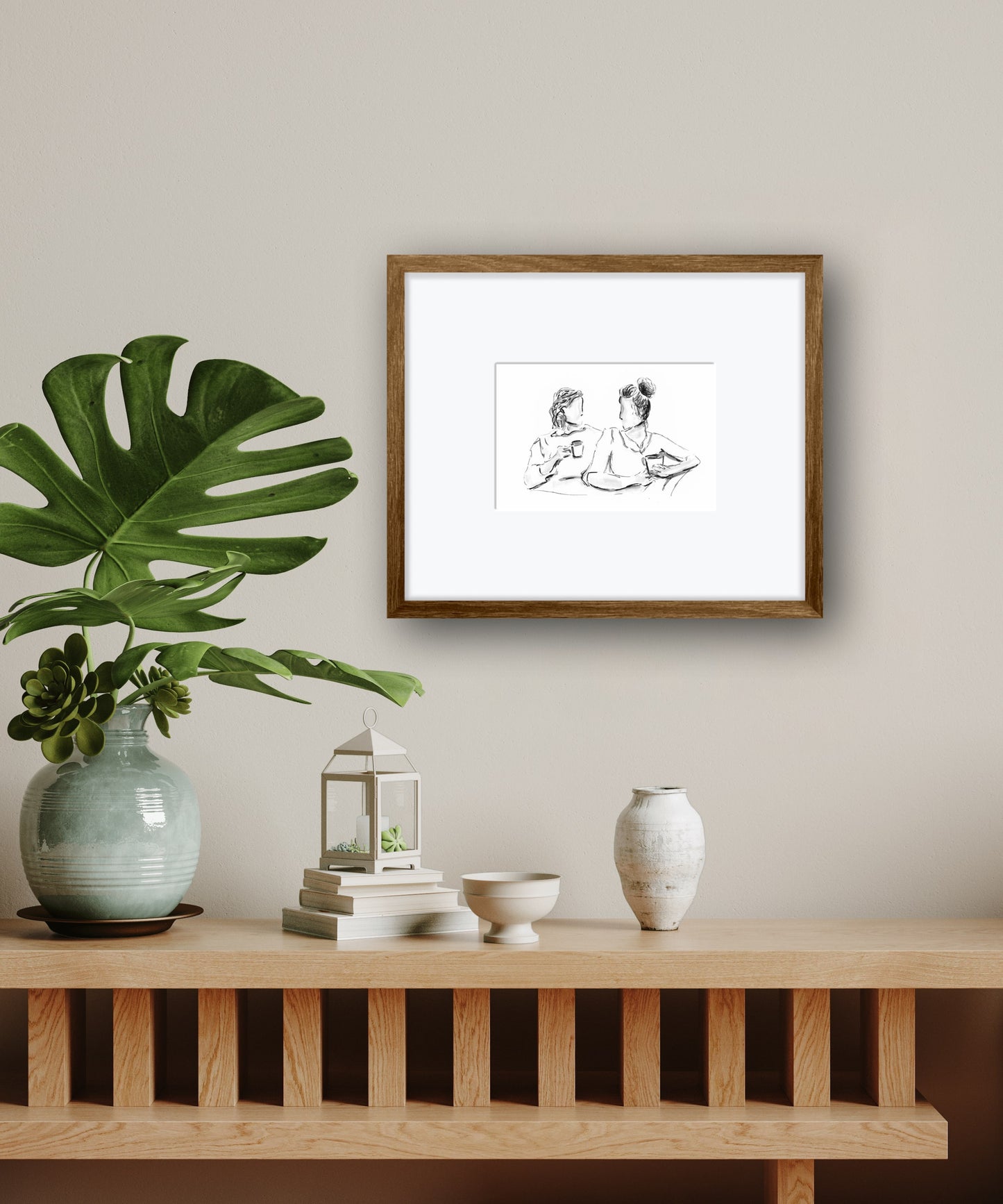 Limited Edition Print A Cuppa With Mum