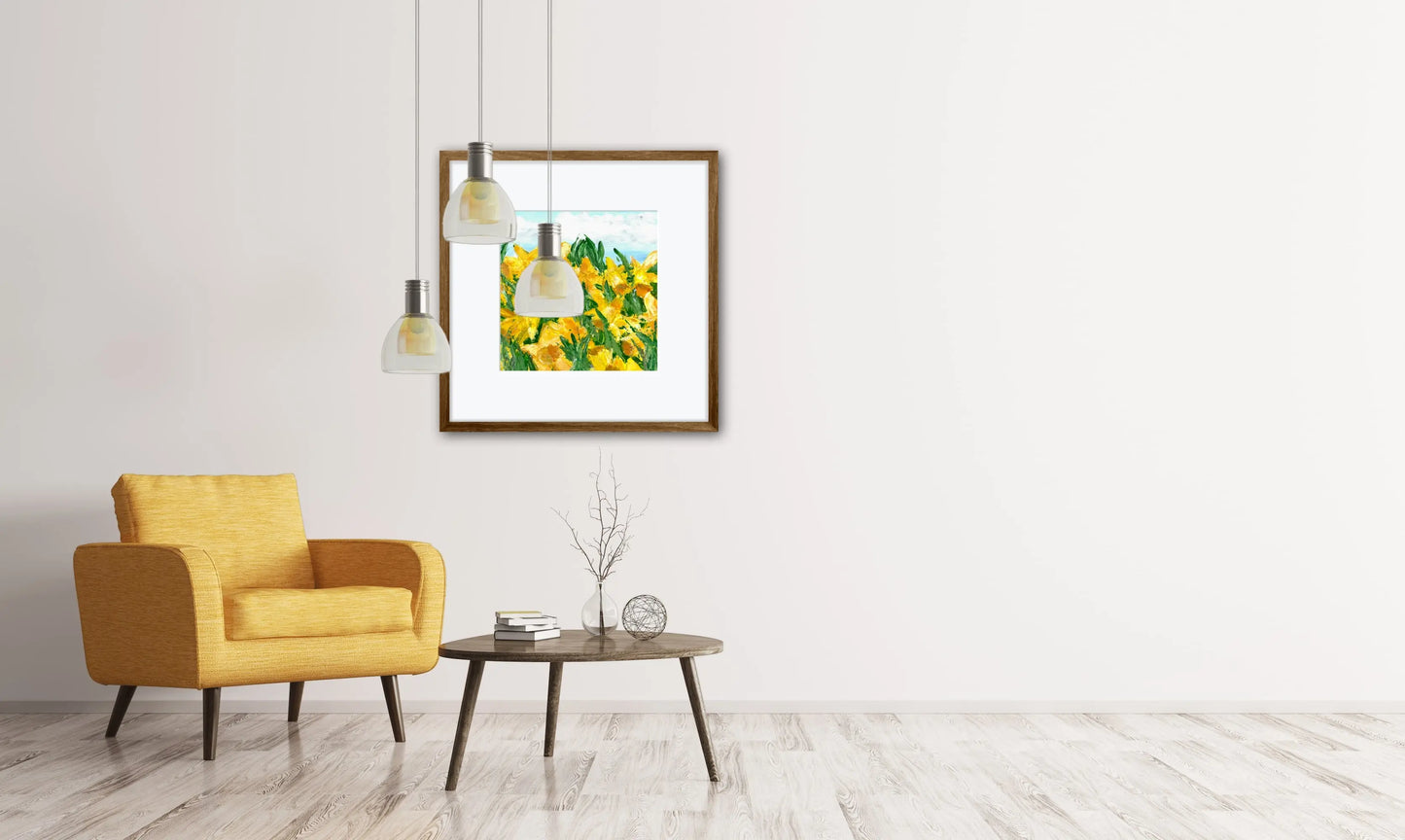Golden bursts print - Image #2