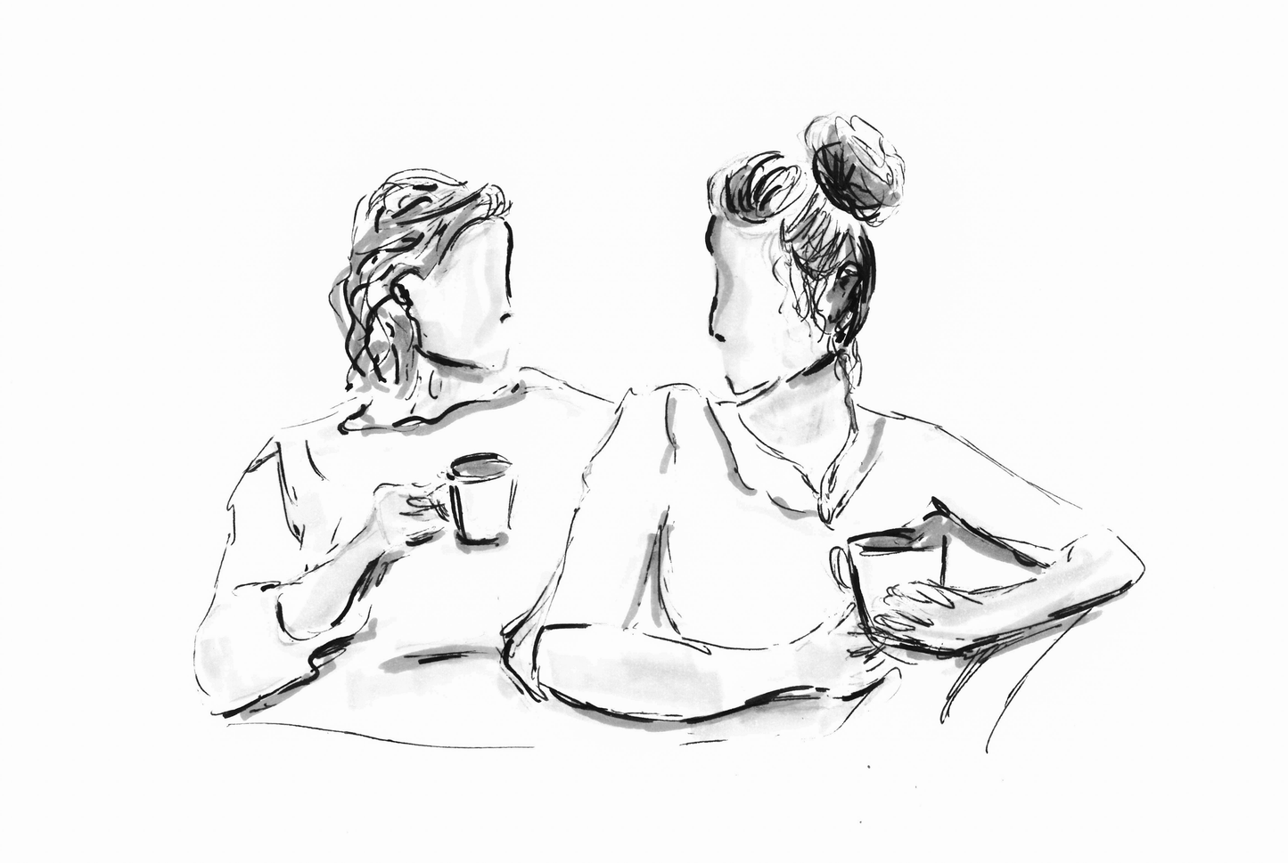 Limited Edition Print A Cuppa With Mum - Image #1