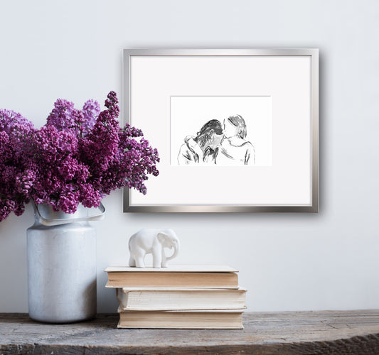 Limited Edition Print A Hug From Mum